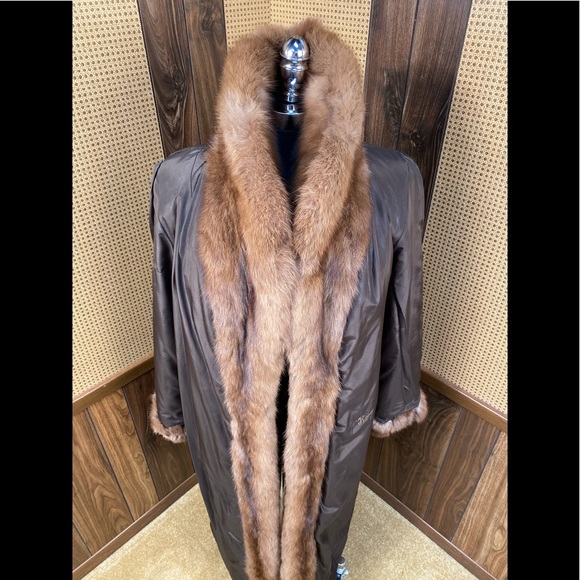 Vintage Maximilian Full Length Russian Sable Fur Coat Large - Picture 7 of 12